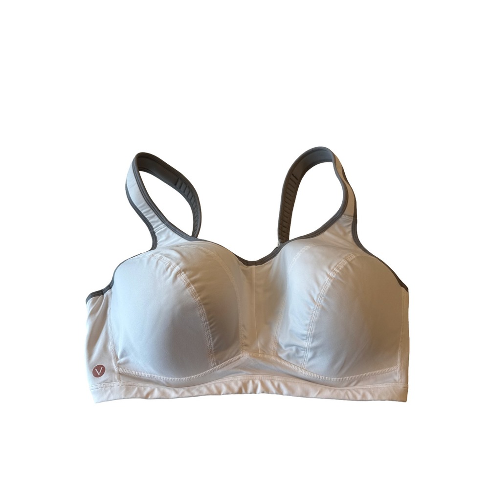 LIVI Active Sports Bra 44DDD Underwire Max Support Black Workout Gym Bra Beige